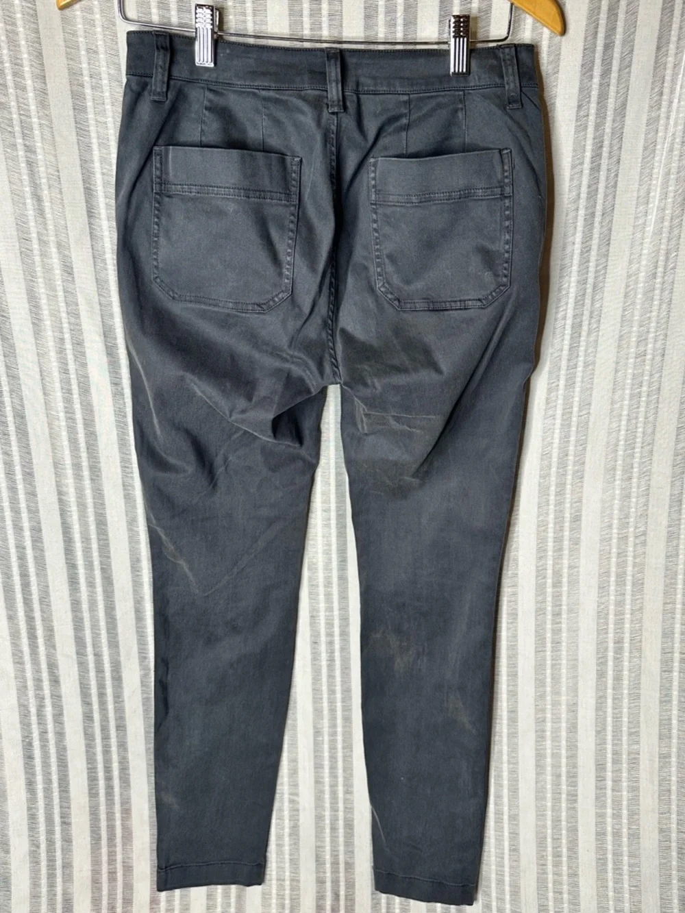 J. Crew Women’s Charcoal Gray Tapered Trousers